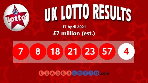 lotto results saturday uk tonight